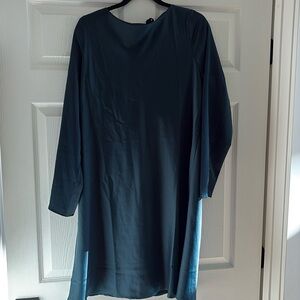 Dark green holiday cocktail dress